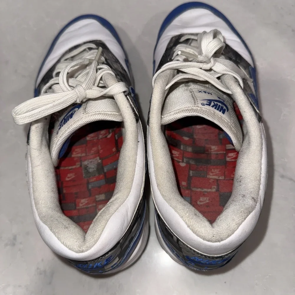 Nike Air Max 1 Anniversary Game Royal 908375-102 White Blue Men's Size 8.5 OG